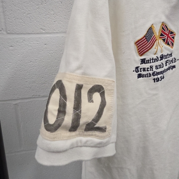 Polo Ralph Lauren USA 1934 Track & Field Polo Shirt XXL Custom Fit - Picture 5 of 7
